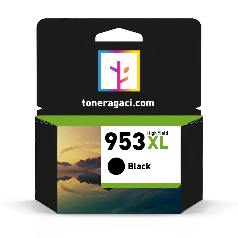 Hp 953XL-L0S70AE Siyah Muadil Kartuş Yüksek Kapasiteli