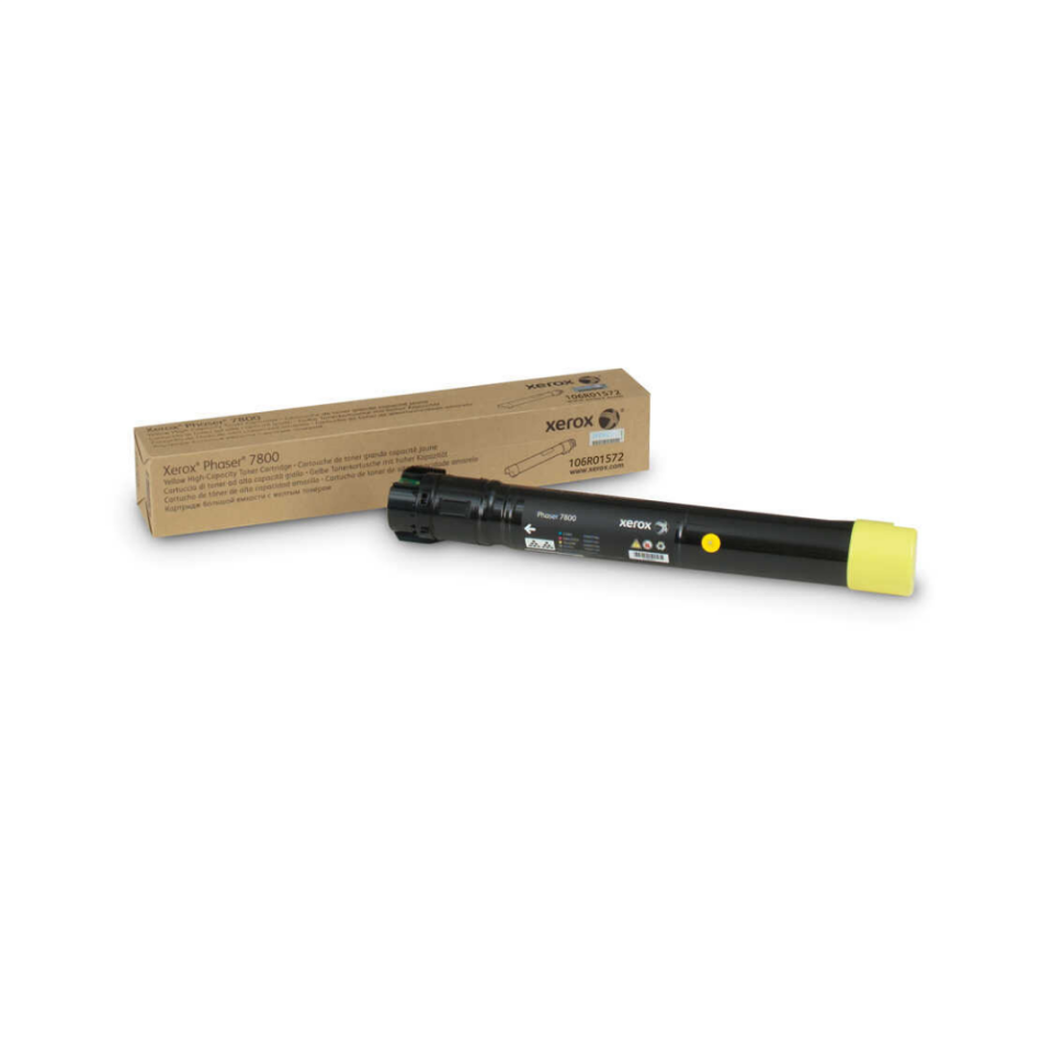Xerox Phaser 7800-106R01572 Sarı Orjinal Toner