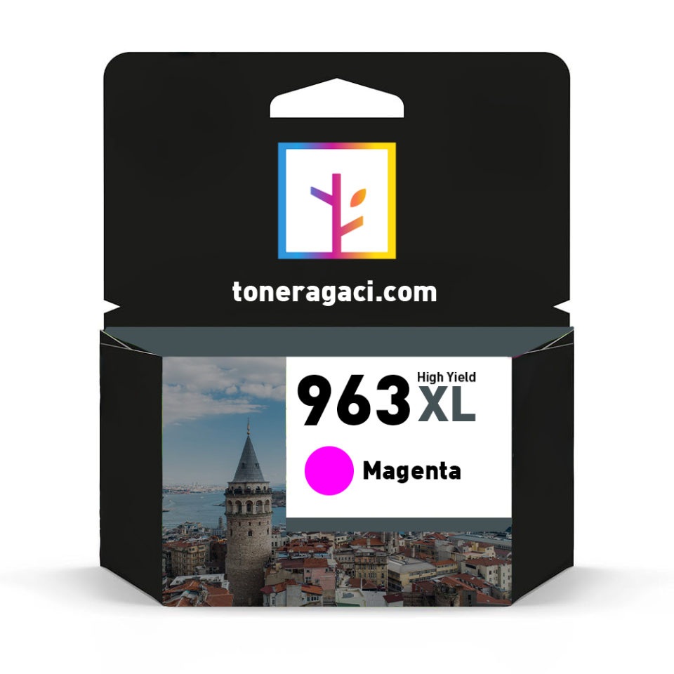 Hp 963XL-3JA28AE Kırmızı Muadil Kartuş Yüksek Kapasiteli