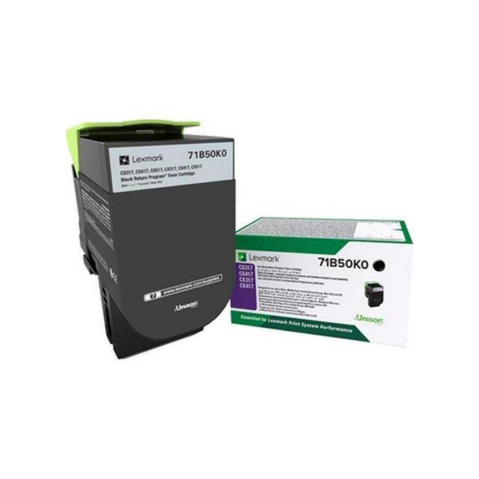 Lexmark CS317/CX317-71B50K0 Siyah Orjinal Toner