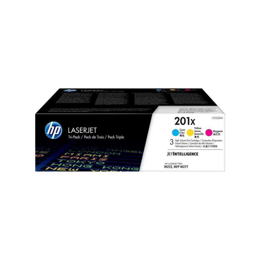 HP 201X CF253XM Orijinal Renkli Toner 3’lü Ekonomik Paket