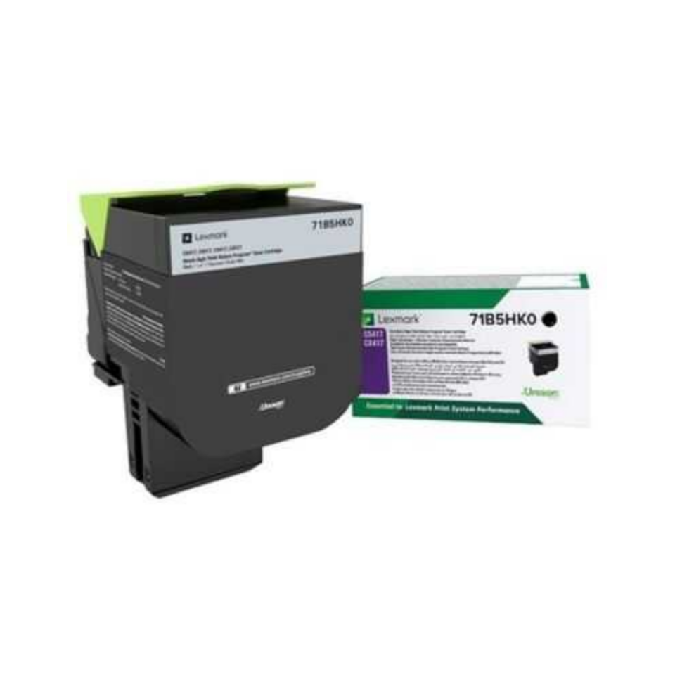 Lexmark CS417-71B5HK0 Siyah Orjinal Toner Yüksek Kapasiteli