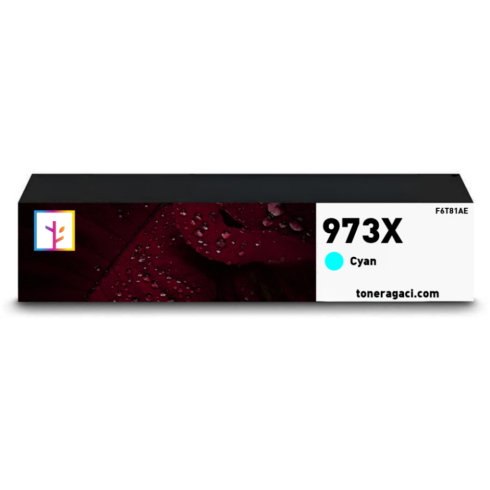 HP 973X-F6T81AE Mavi Muadil Kartuş