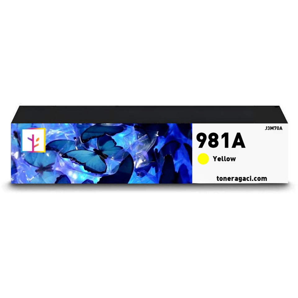 Hp 981A-J3M70A Sarı Muadil Kartuş