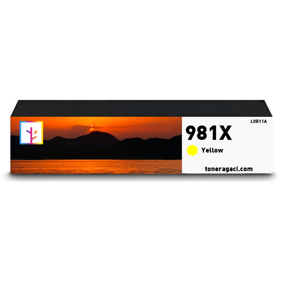Hp 981X-L0R11A Sarı Muadil Kartuş