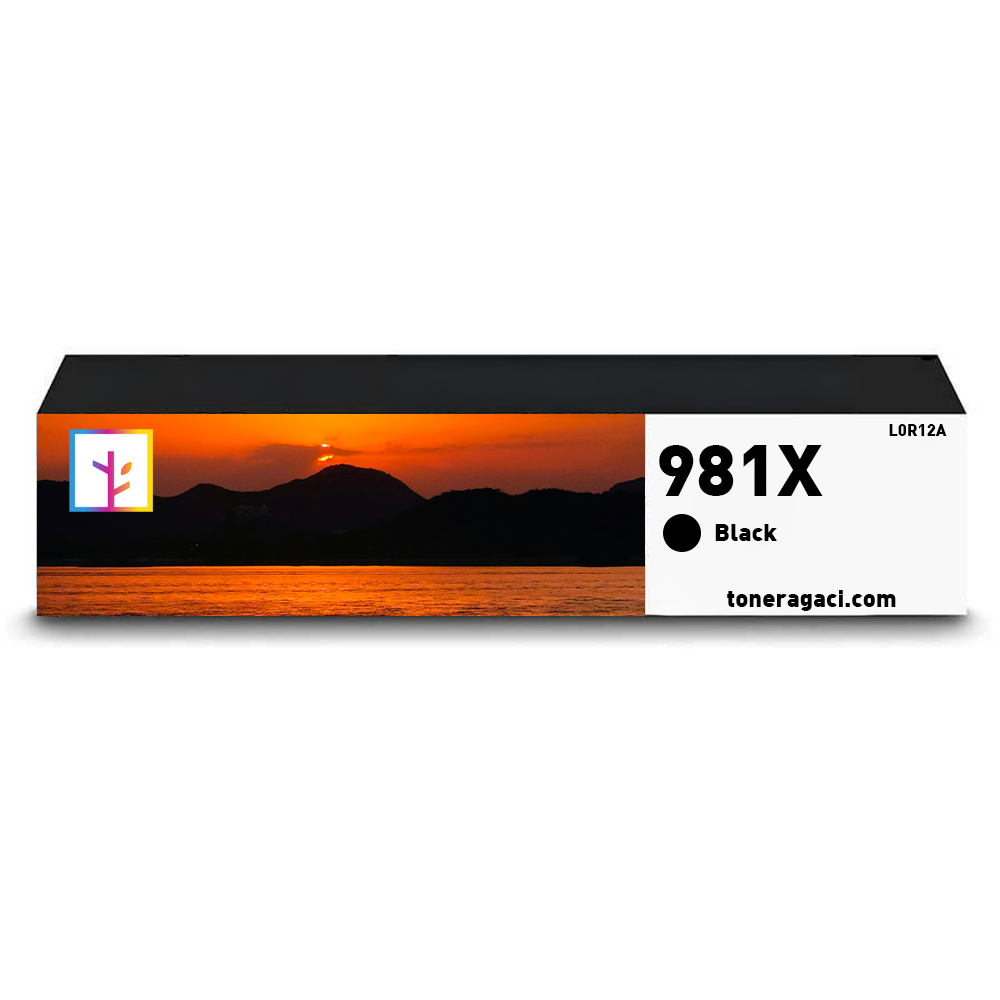 Hp 981X-L0R12A Siyah Muadil Kartuş