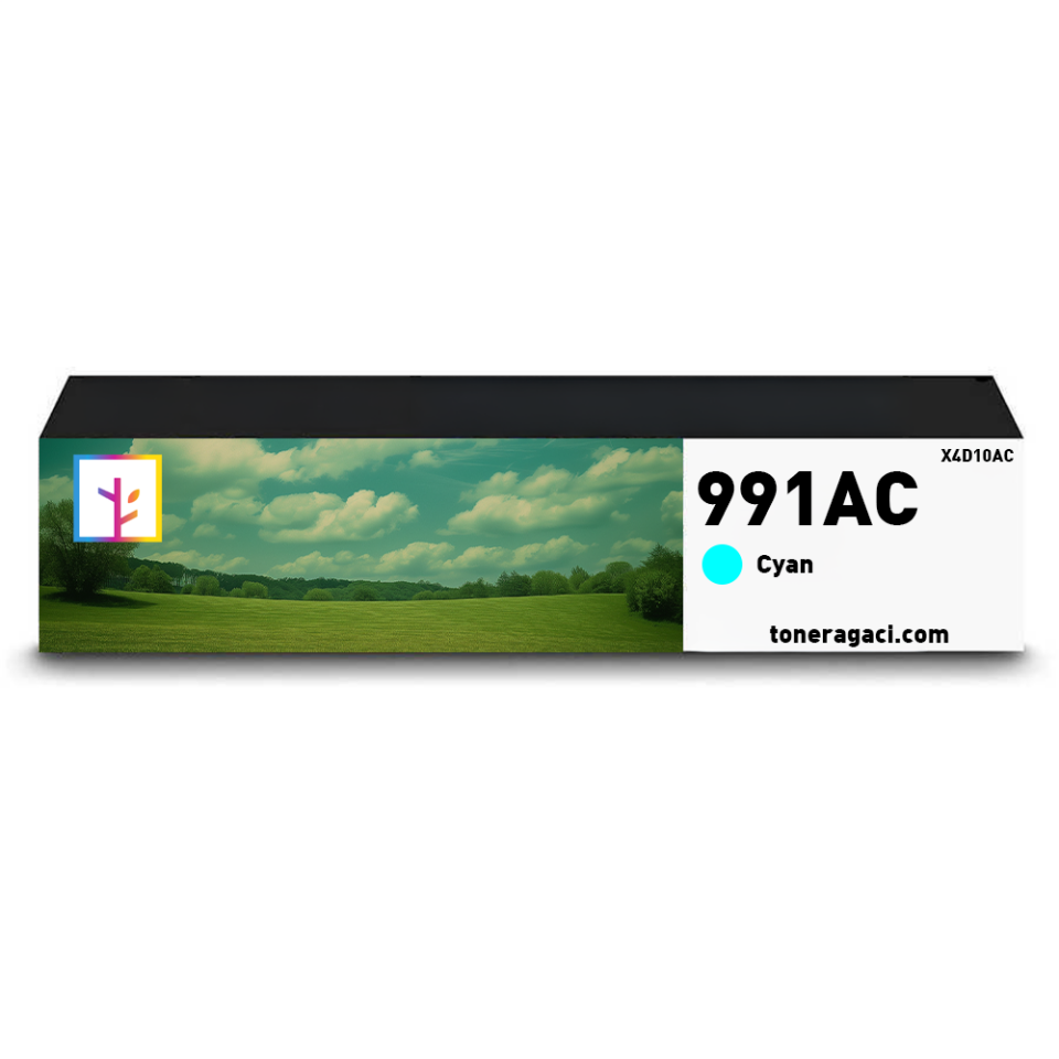 Hp 991AC-X4D10AC Muadil Mavi Kartuş