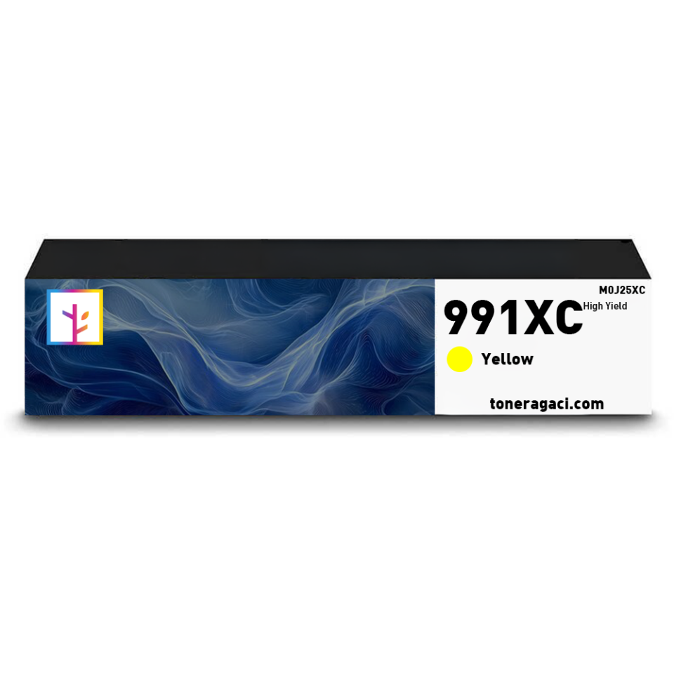 Hp 991XC-M0J25XC Sarı Muadil Kartuş Yüksek Kapasiteli