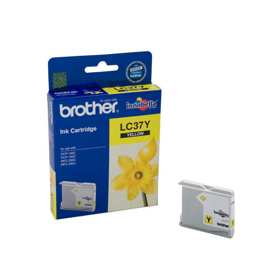 Brother LC37-LC970 Sarı Orjinal Kartuş