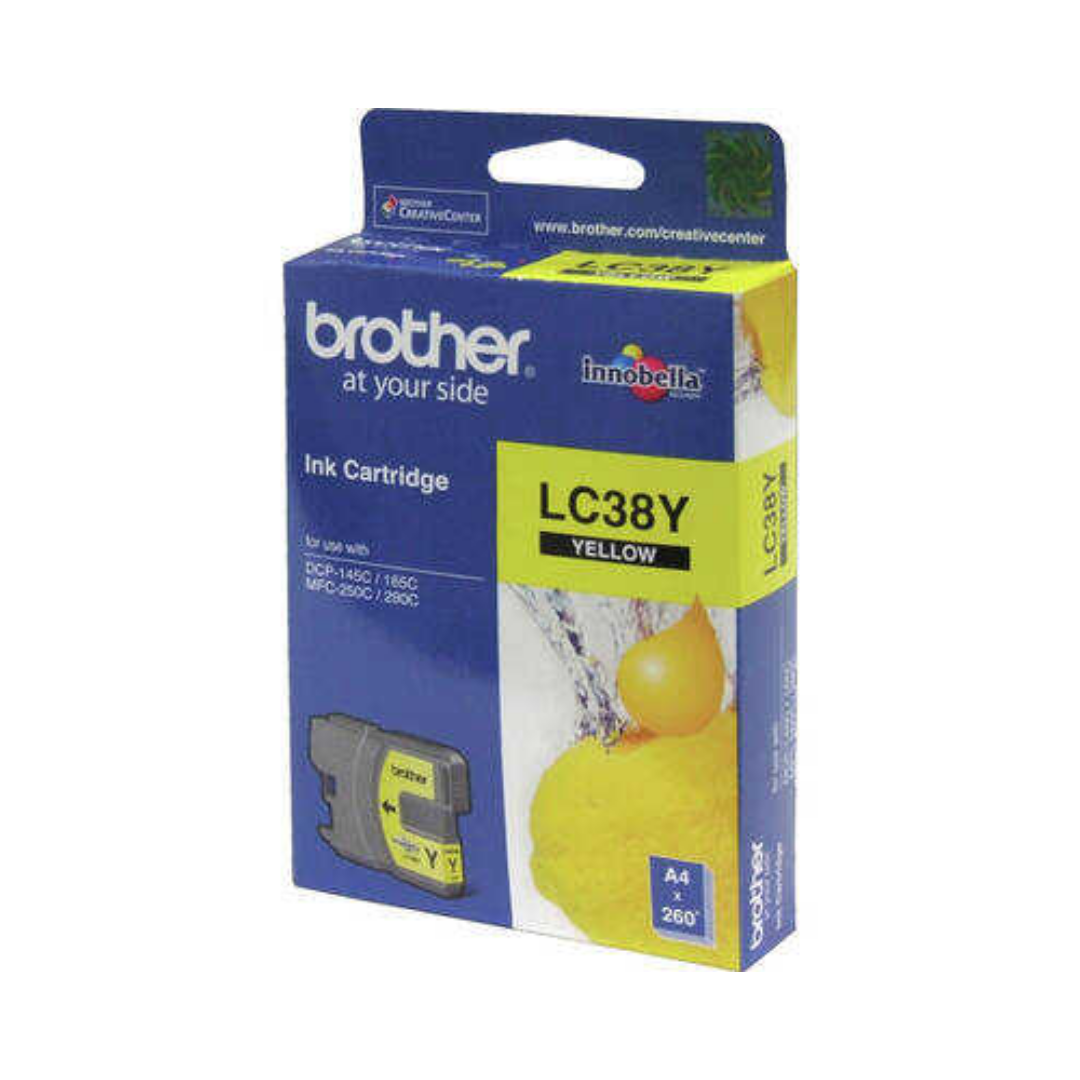 Brother LC38-LC980 Sarı Orjinal Kartuş