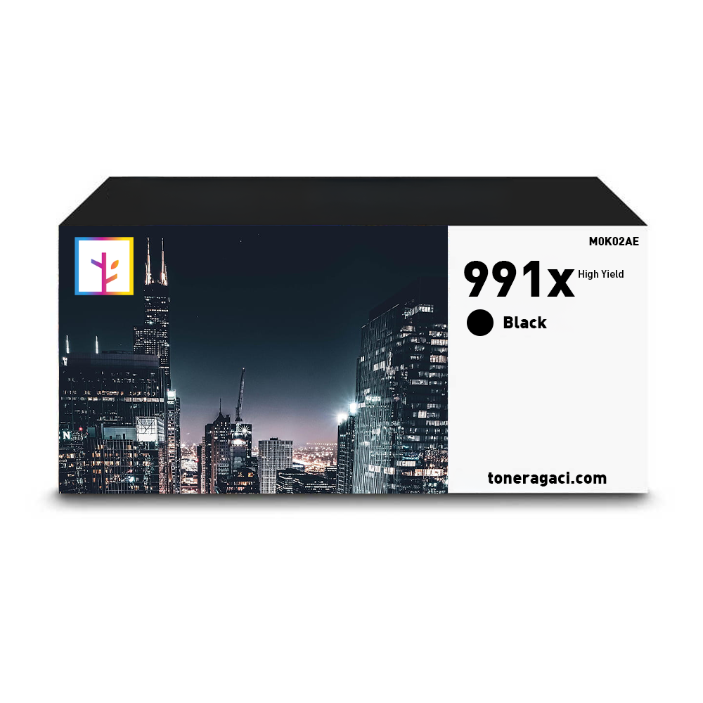 Hp 991X-M0K02AE Siyah Muadil Kartuş Yüksek Kapasiteli