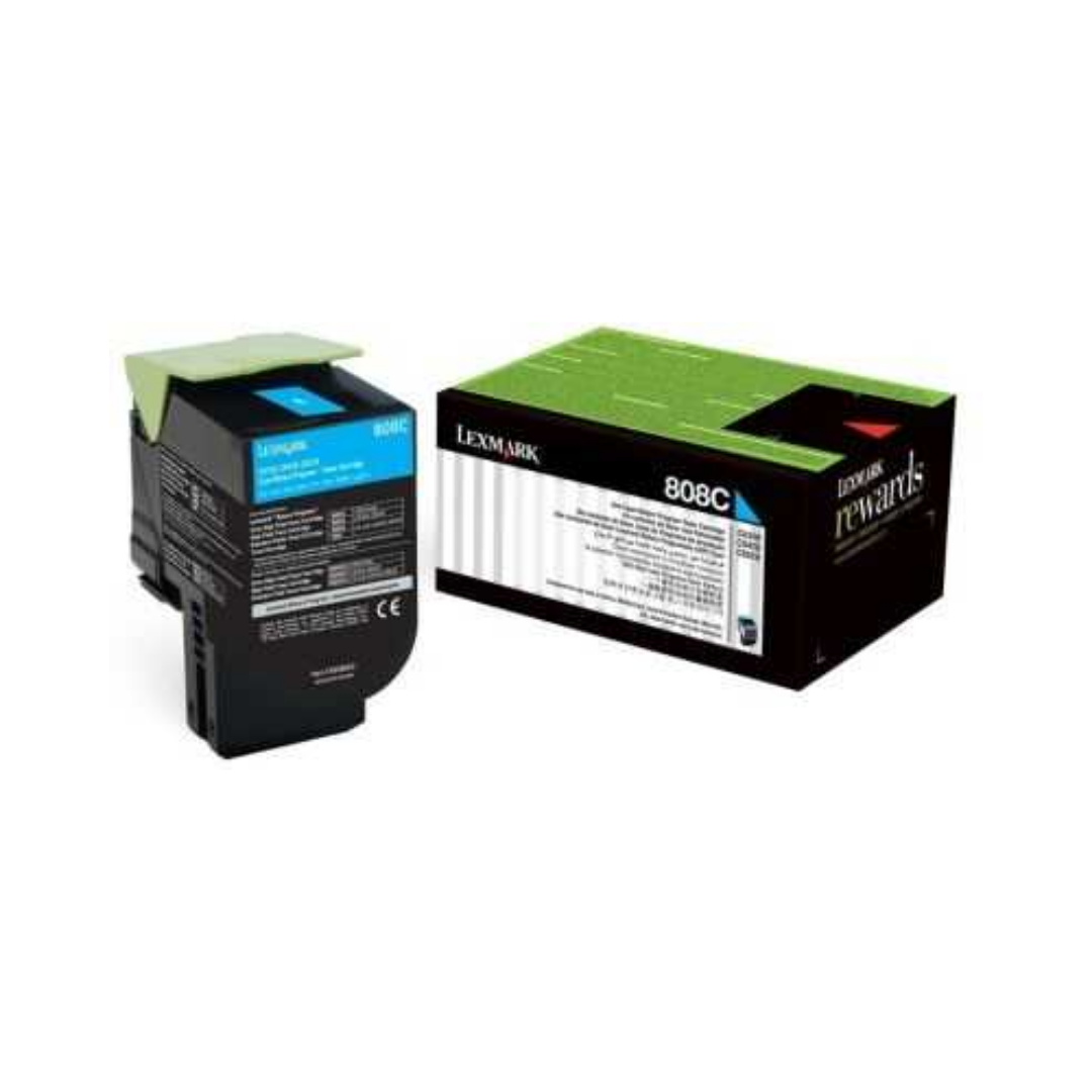 Lexmark CX310-80C80C0 Mavi Orjinal Toner