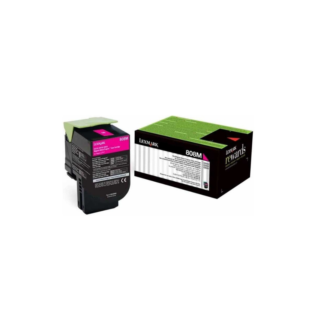Lexmark CX310-80C80M0 Kırmızı Orjinal Toner