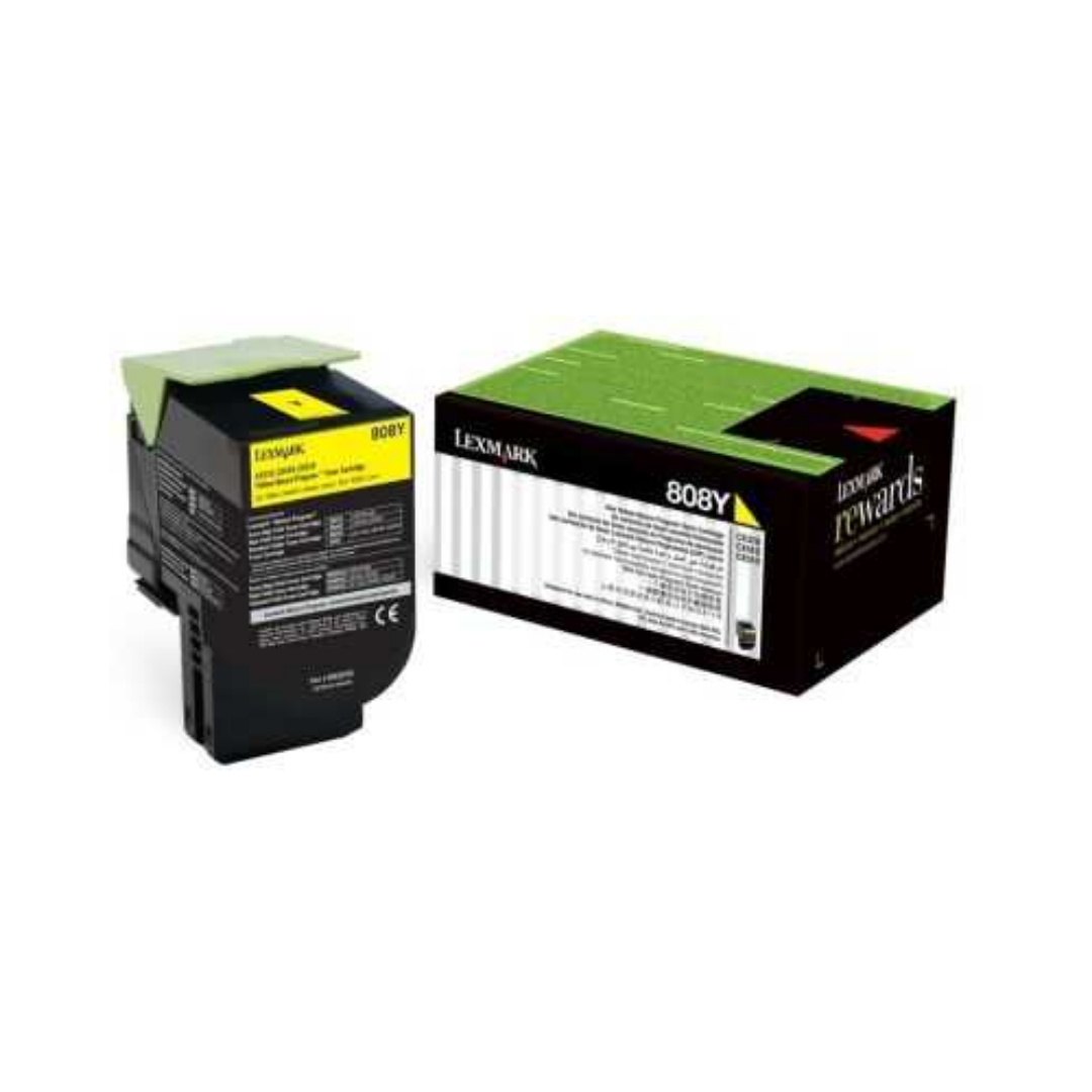 Lexmark CX310-80C80Y0 Sarı Orjinal Toner