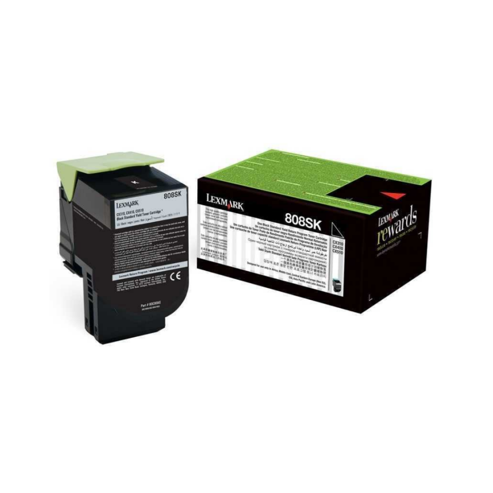 Lexmark CX410-80C8SK0 Siyah Orjinal Toner Yüksek Kapasiteli