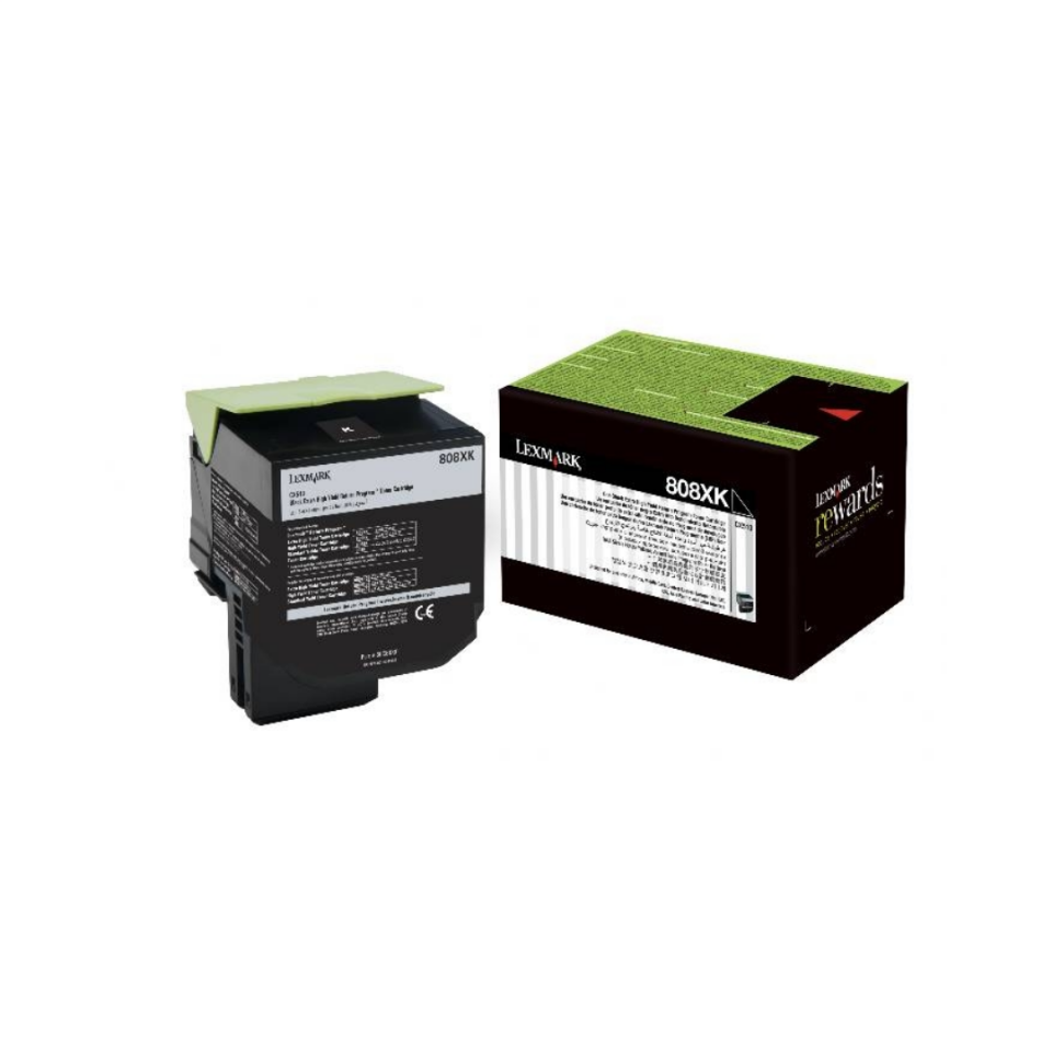 Lexmark CX510-80C8XK0 Siyah Orjinal Toner