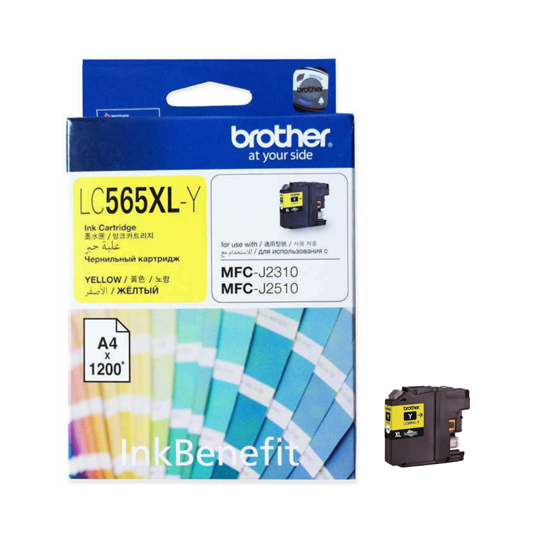 Brother LC565XL Sarı Orjinal Kartuş