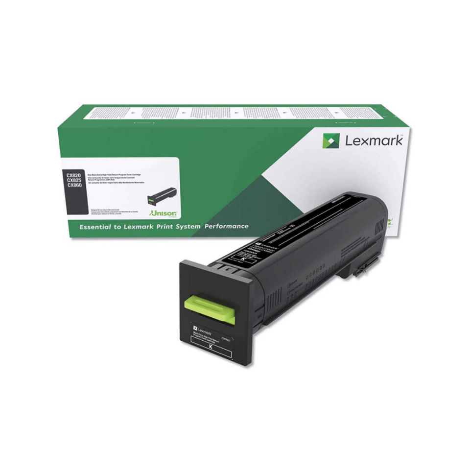 Lexmark CX820-82K5HY0 Sarı Orjinal Toner Yüksek Kapasiteli