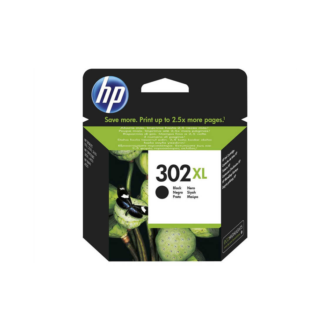 Hp 302XL-F6U68AE Siyah Orjinal Kartuş