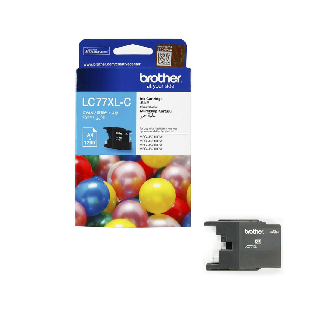 Brother LC77XL Mavi Orjinal Kartuş