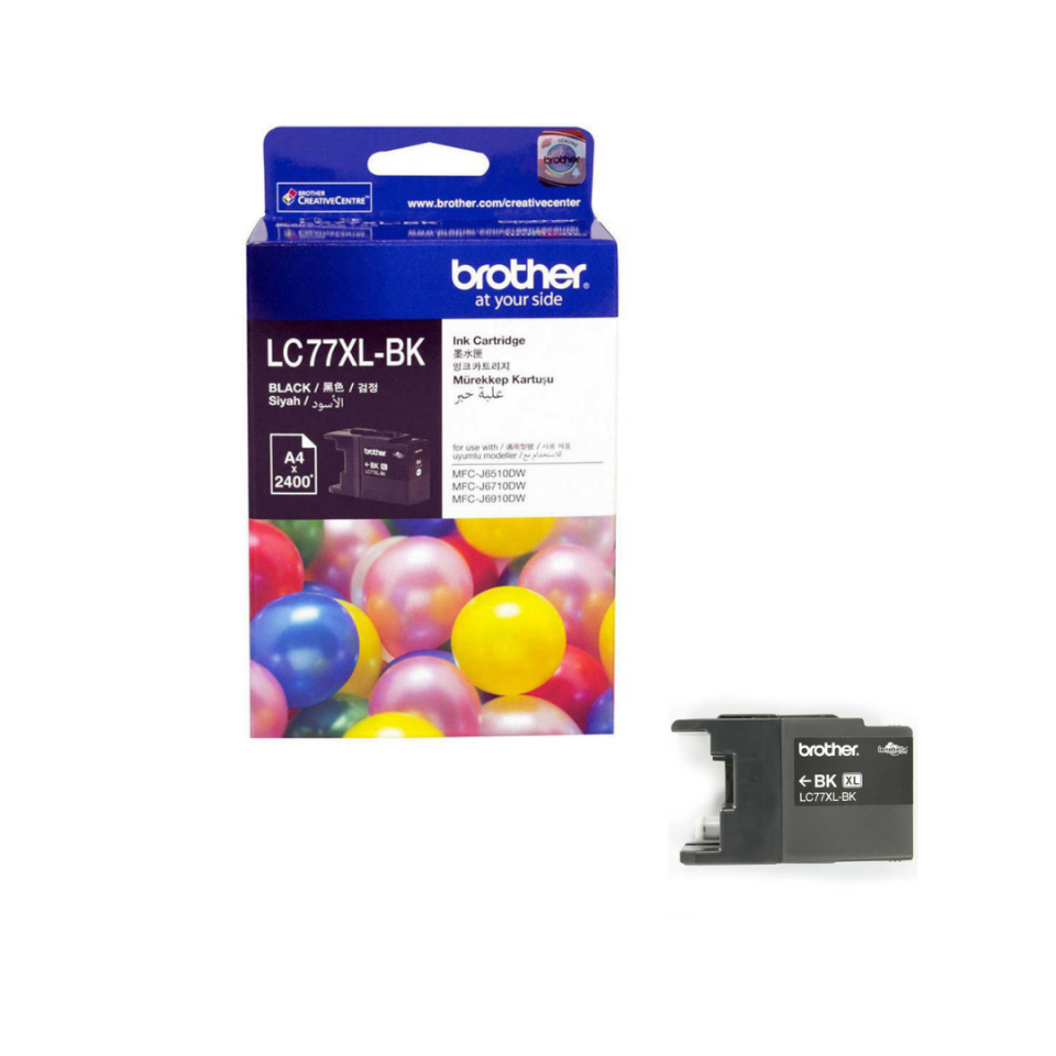 Brother LC77XL Siyah Orjinal Kartuş