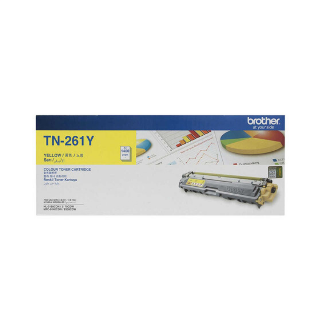 Brother TN-261 Sarı Orjinal Toner