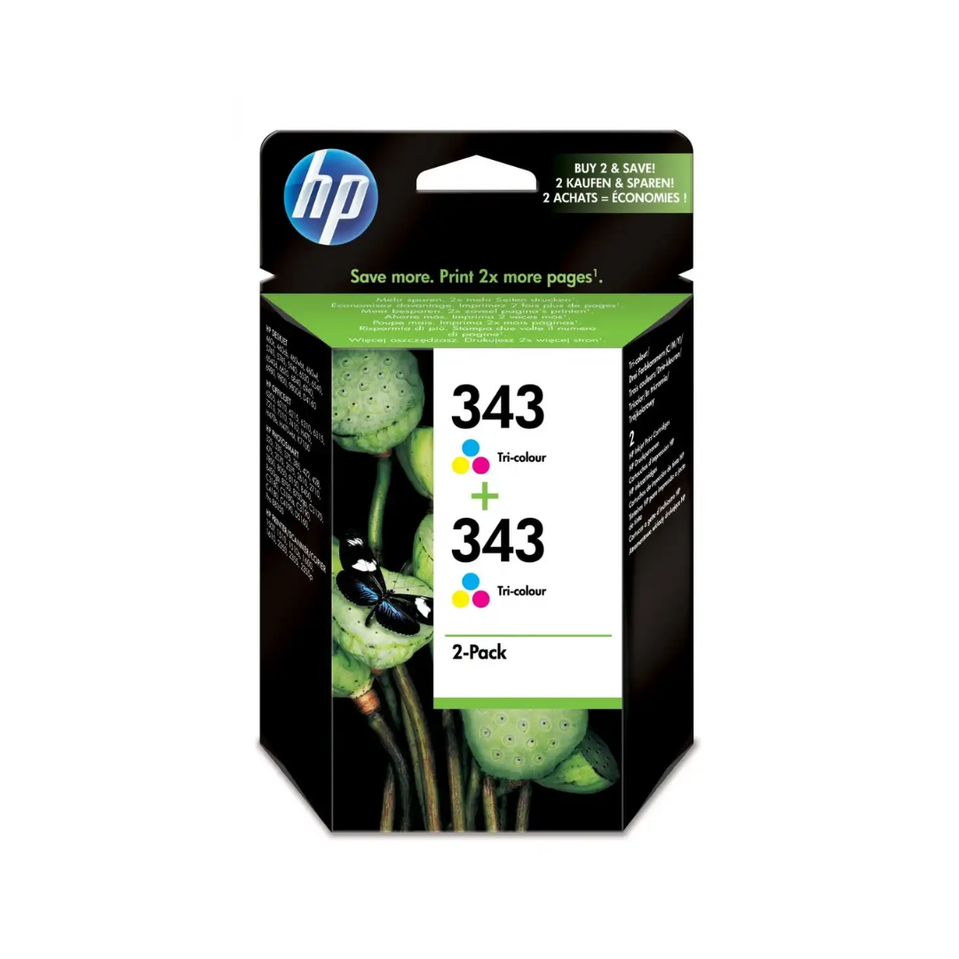 Hp 343-CB332EE Orjinal Renkli Kartuş 2'Li Paket