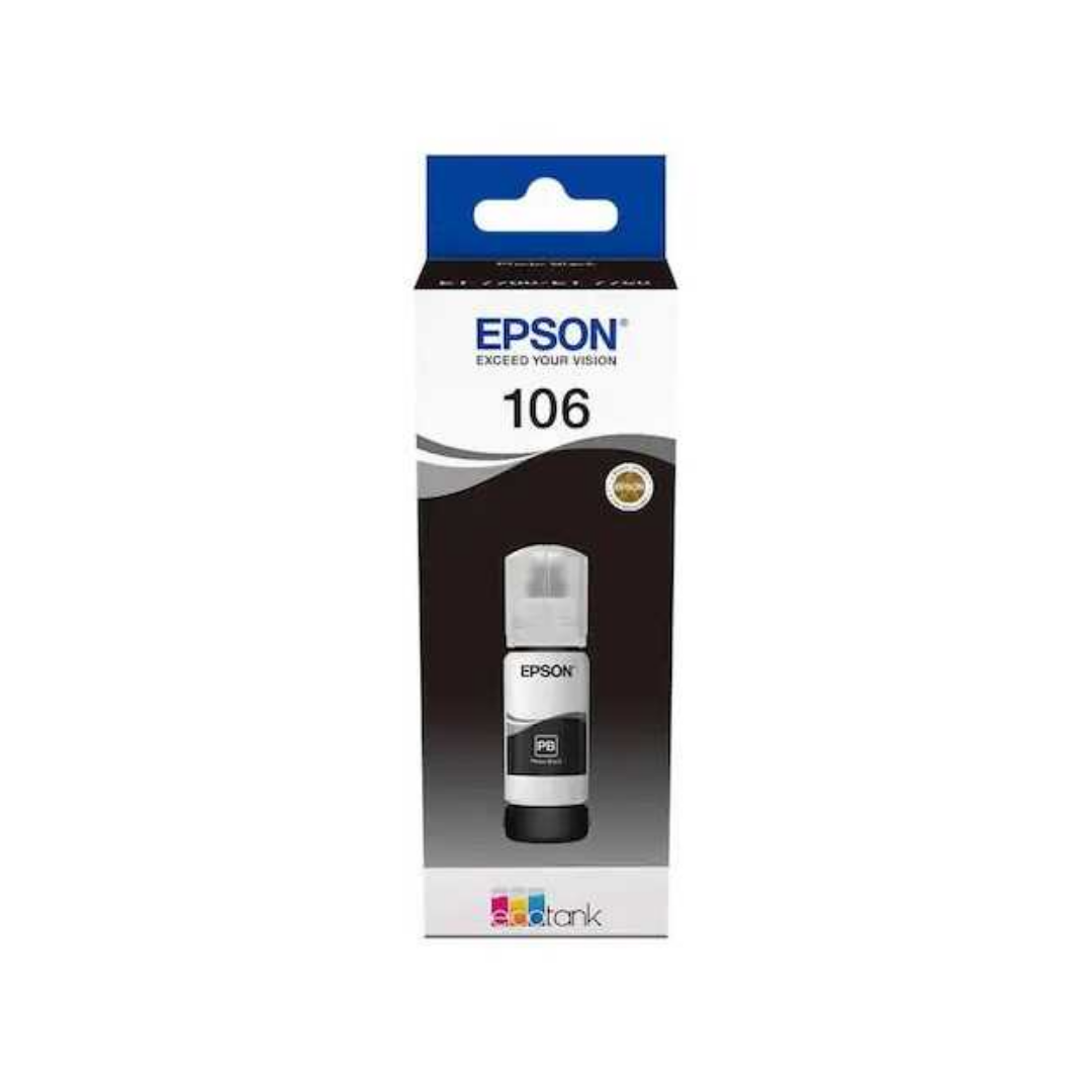 Epson 106-C13T00R140 Foto Siyah Orjinal Mürekkep