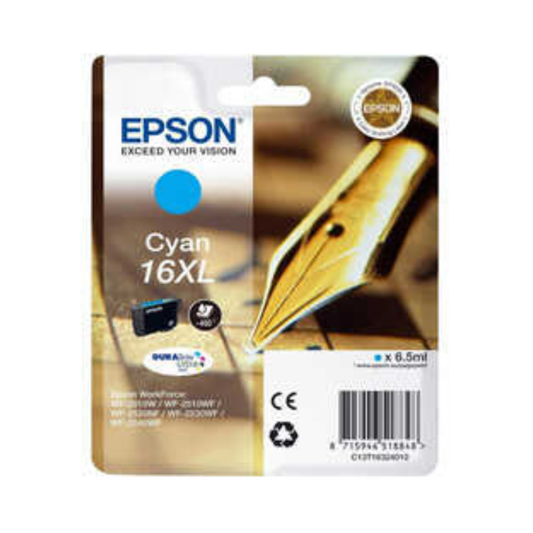 Epson 16XL-T1632-C13T16324020 Mavi Orjinal Kartuş