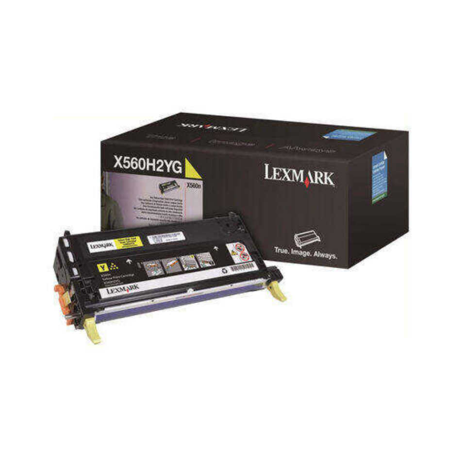 Lexmark X560-X560H2YG Sarı Orjinal Toner Yüksek Kapasiteli