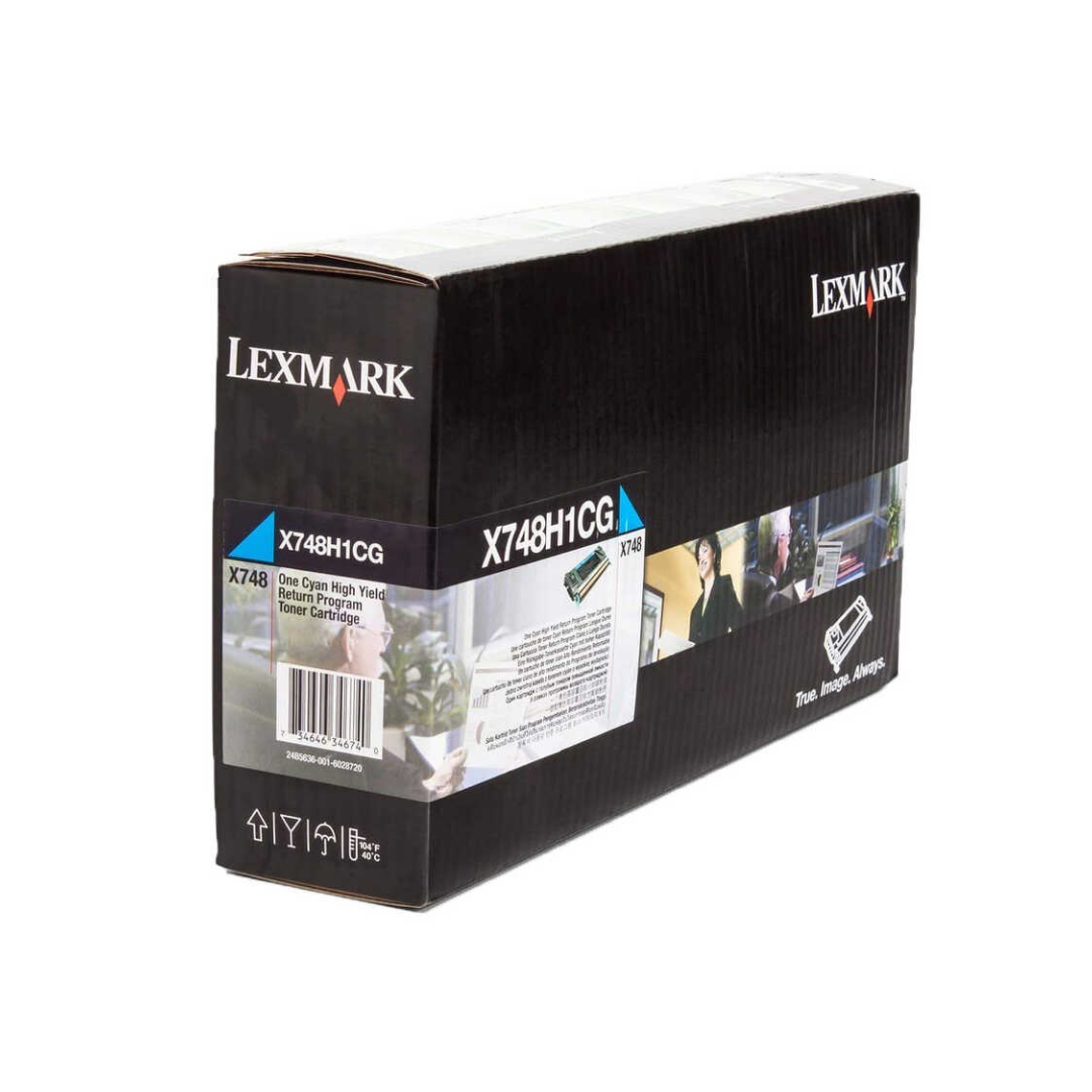 Lexmark X748-X748H1CG Mavi Orjinal Toner Yüksek Kapasiteli