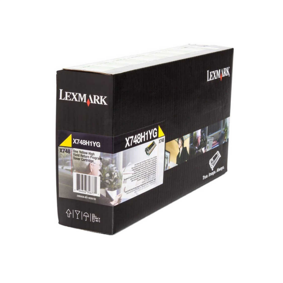 Lexmark X748-X748H1YG Sarı Orjinal Toner Yüksek Kapasiteli