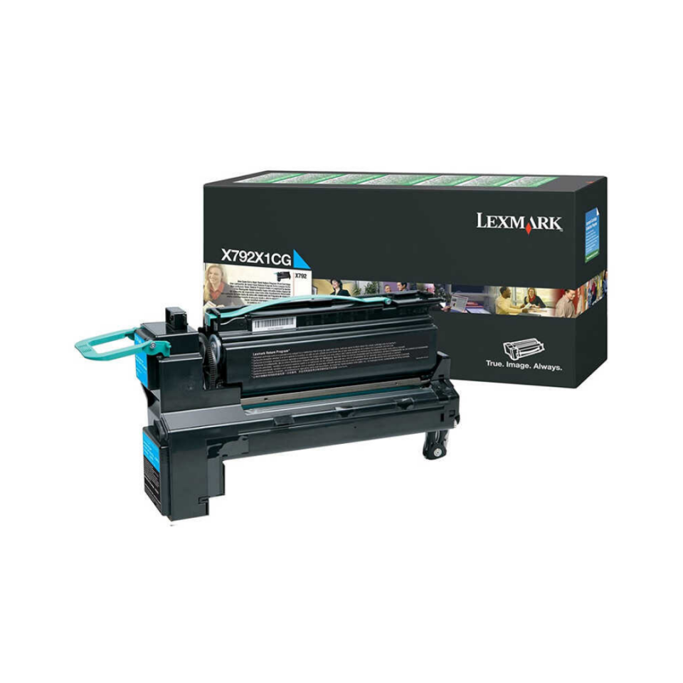 Lexmark X792-X792X1CG Mavi Orjinal Toner Yüksek Kapasiteli