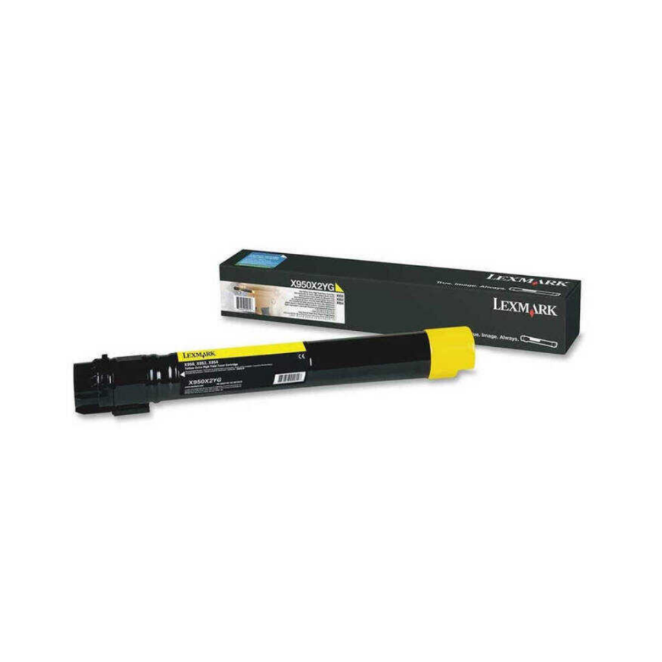 Lexmark X950-X950X2YG Sarı Orjinal Toner