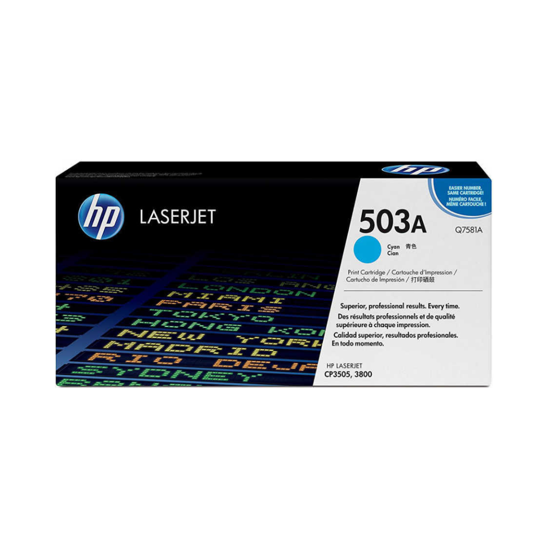 Hp 503A-Q7581A Mavi Orjinal Toner