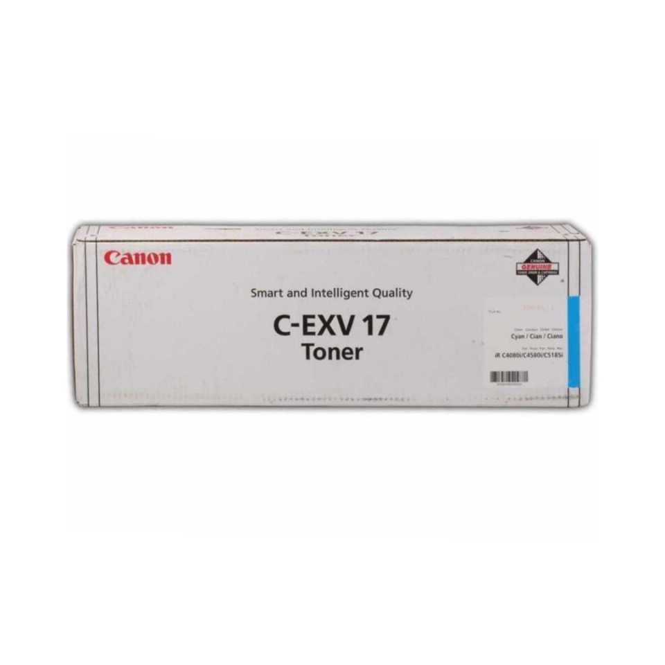 Canon C-EXV-17/0261B002AA Mavi Orjinal Fotokopi Toneri