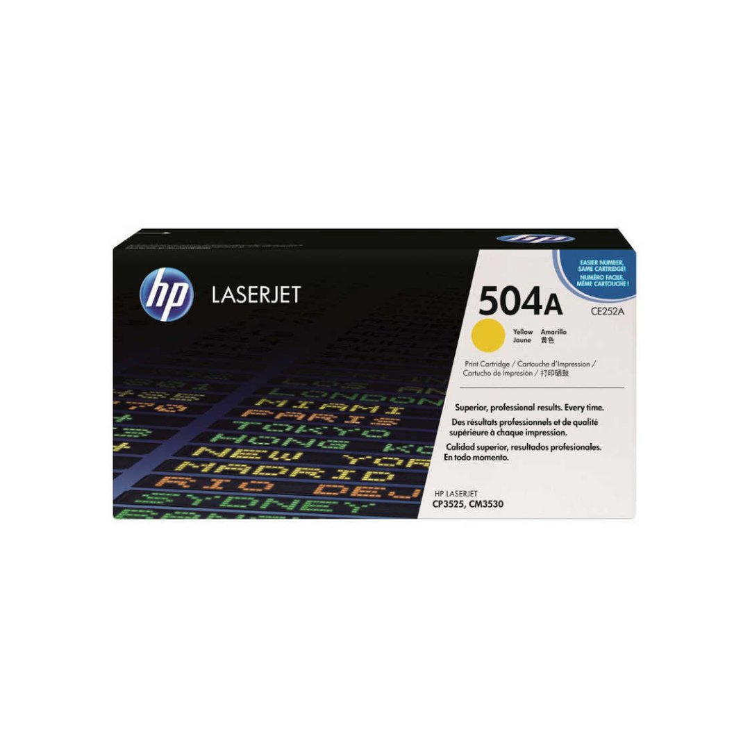 Hp 504A-CE252A Orjinal Sarı Toner