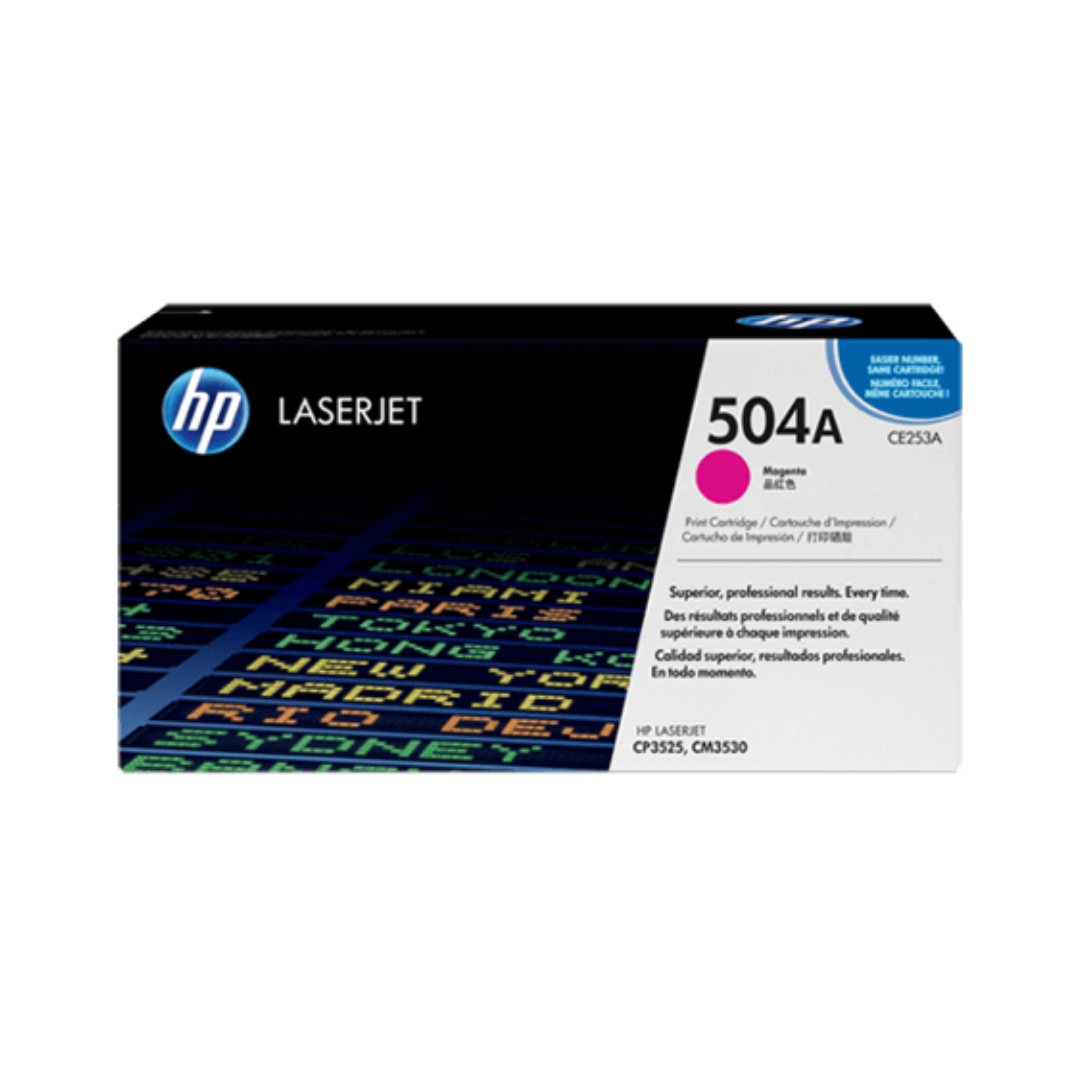Hp 504A-CE253A Orjinal Kırmızı Toner