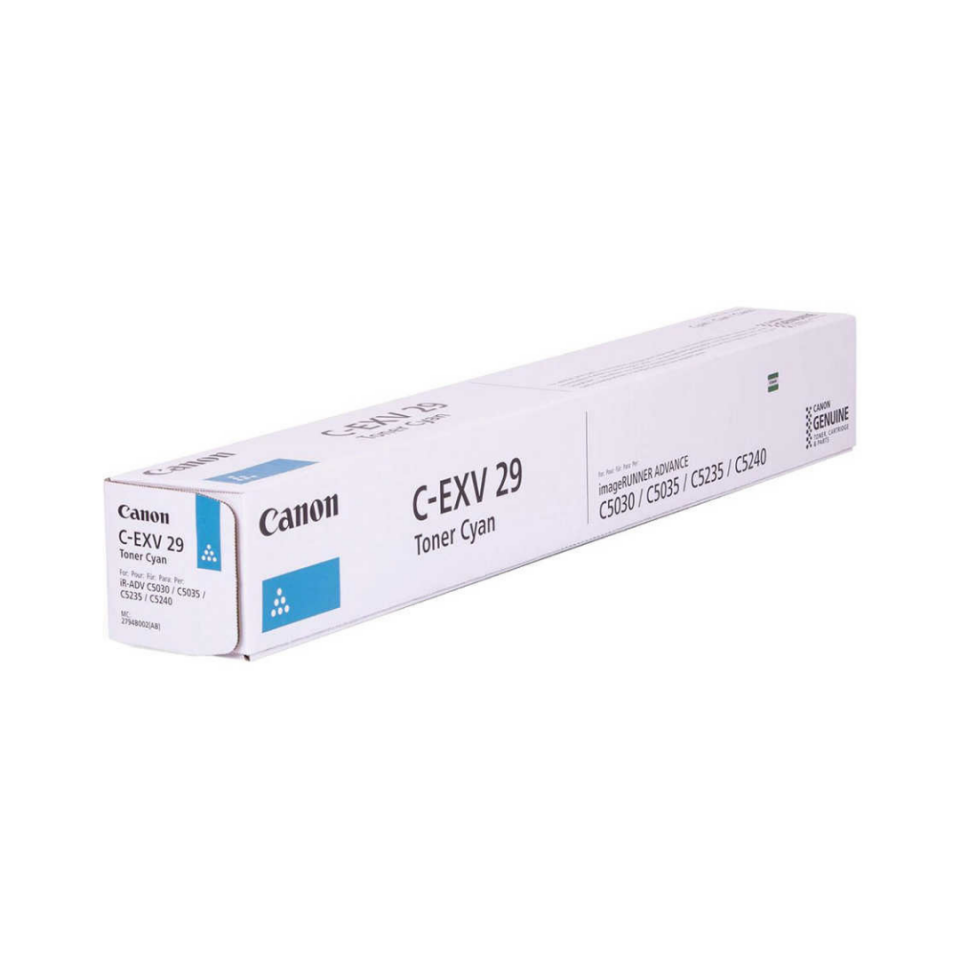 Canon C-EXV-29 Mavi Orjinal Fotokopi Toneri