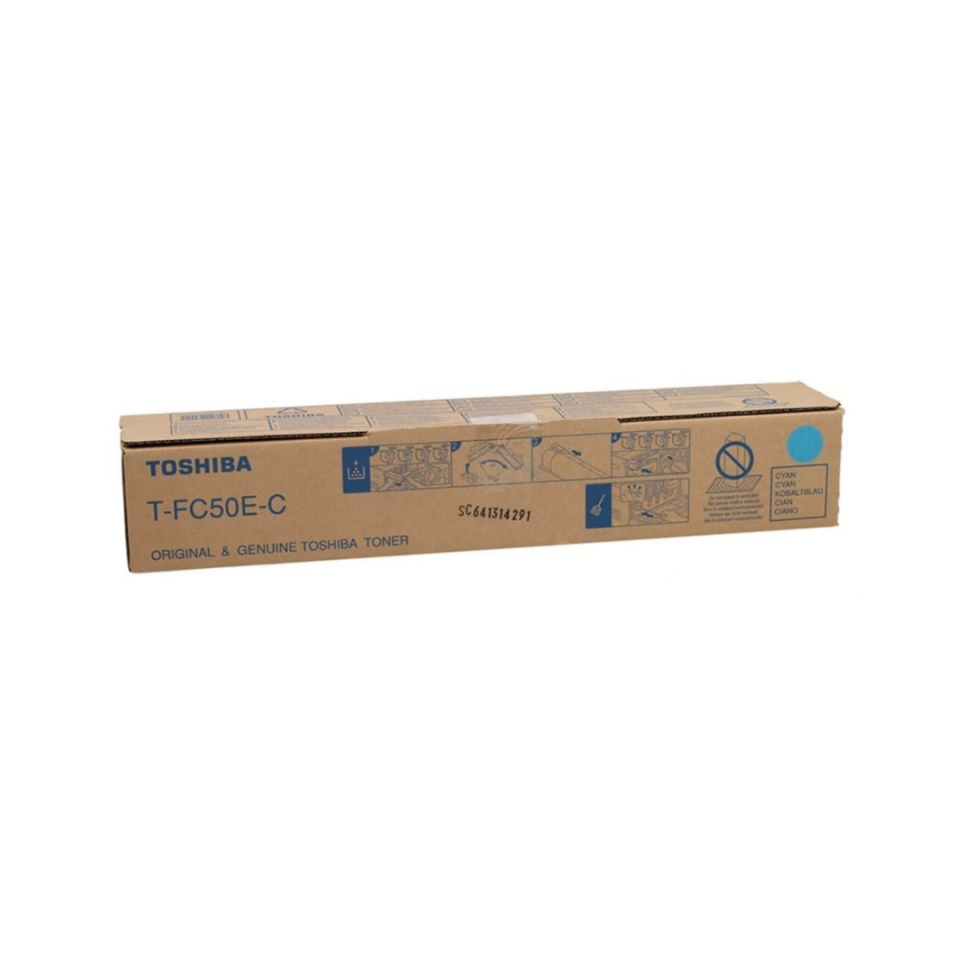 Toshiba T-FC50E-C Mavi Orjinal Fotokopi Toner