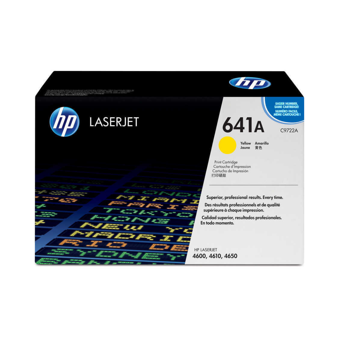 Hp 641A-C9722A Sarı Orjinal Toner