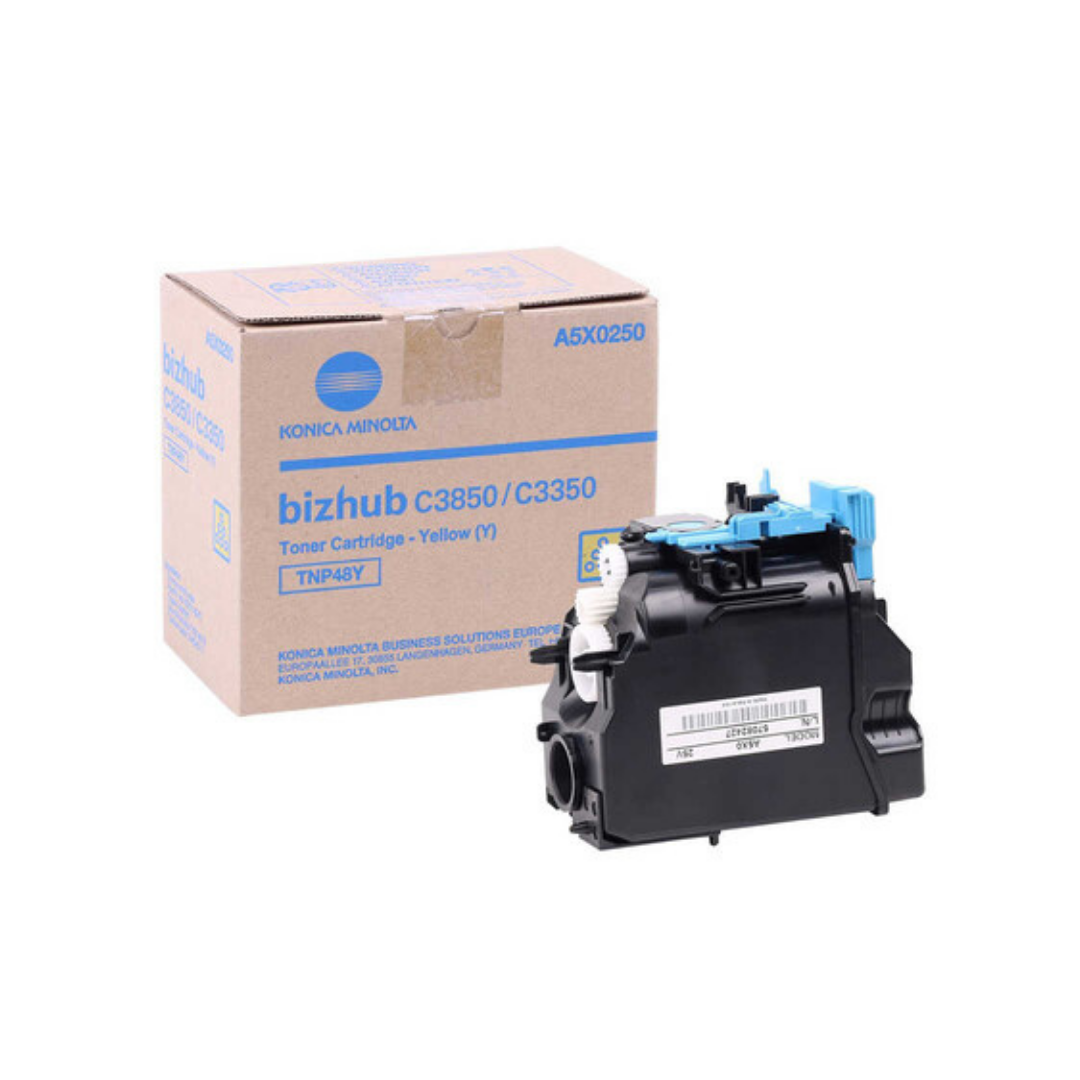 Konica Minolta TNP-48/A5X0250 Sarı Orjinal Fotokopi Toner