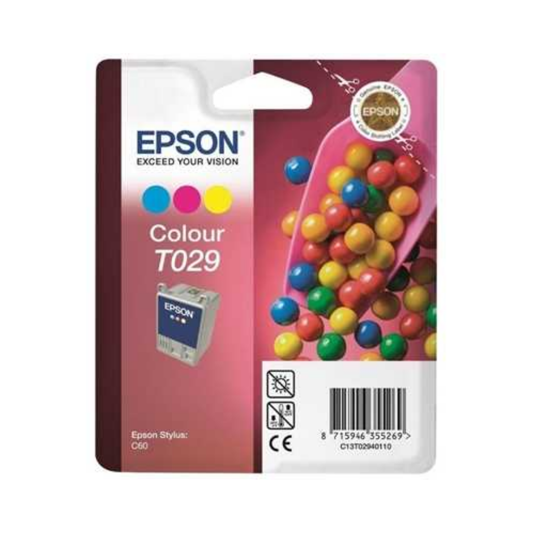 Epson T029-C13T02940120 Renkli Orjinal Kartuş