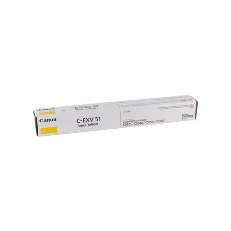 Canon C-EXV-51 Sarı Orjinal Fotokopi Toneri