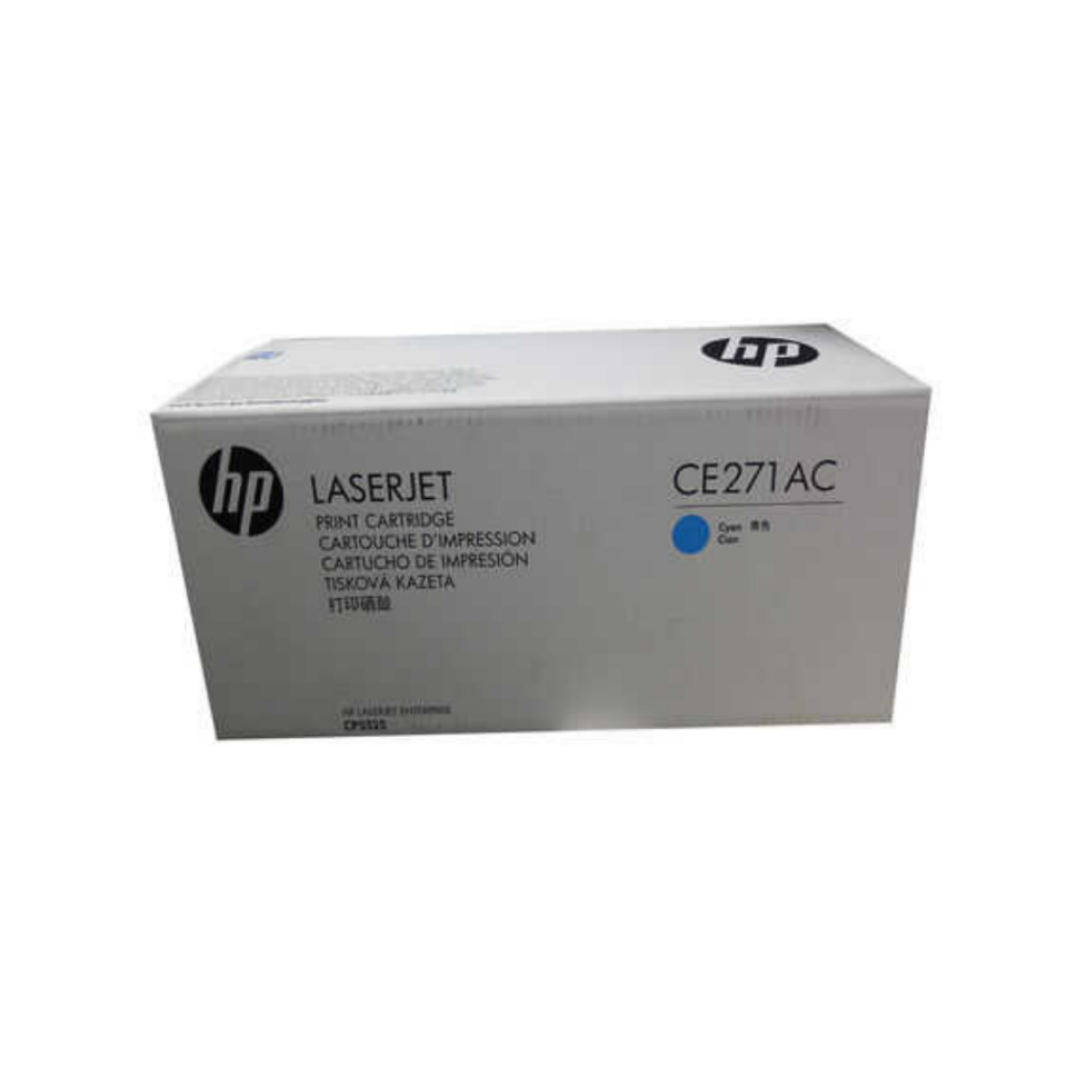 Hp 650A-CE271AC Mavi Orjinal Toner