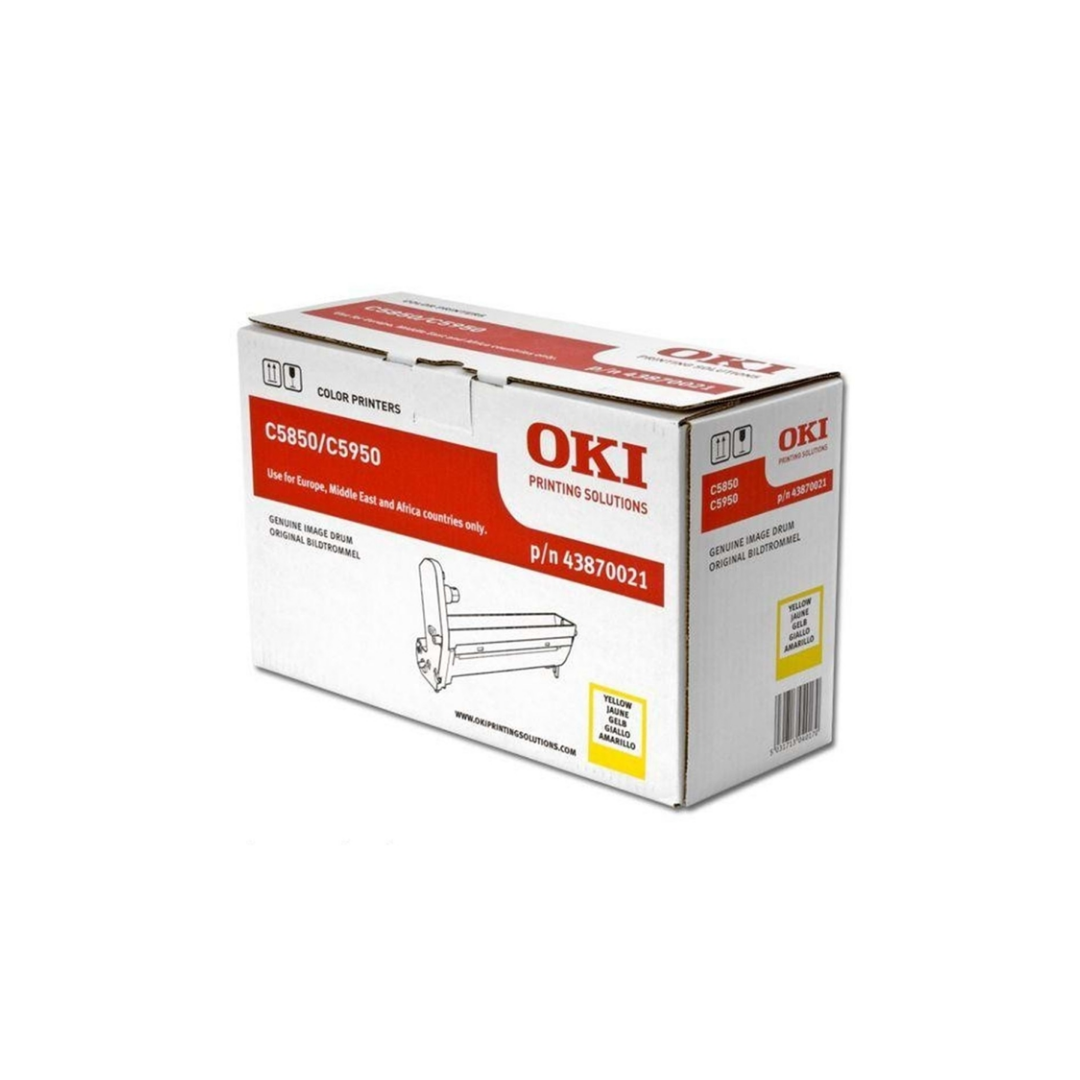 Oki C5850-43870021 Orjinal Sarı Drum Ünitesi