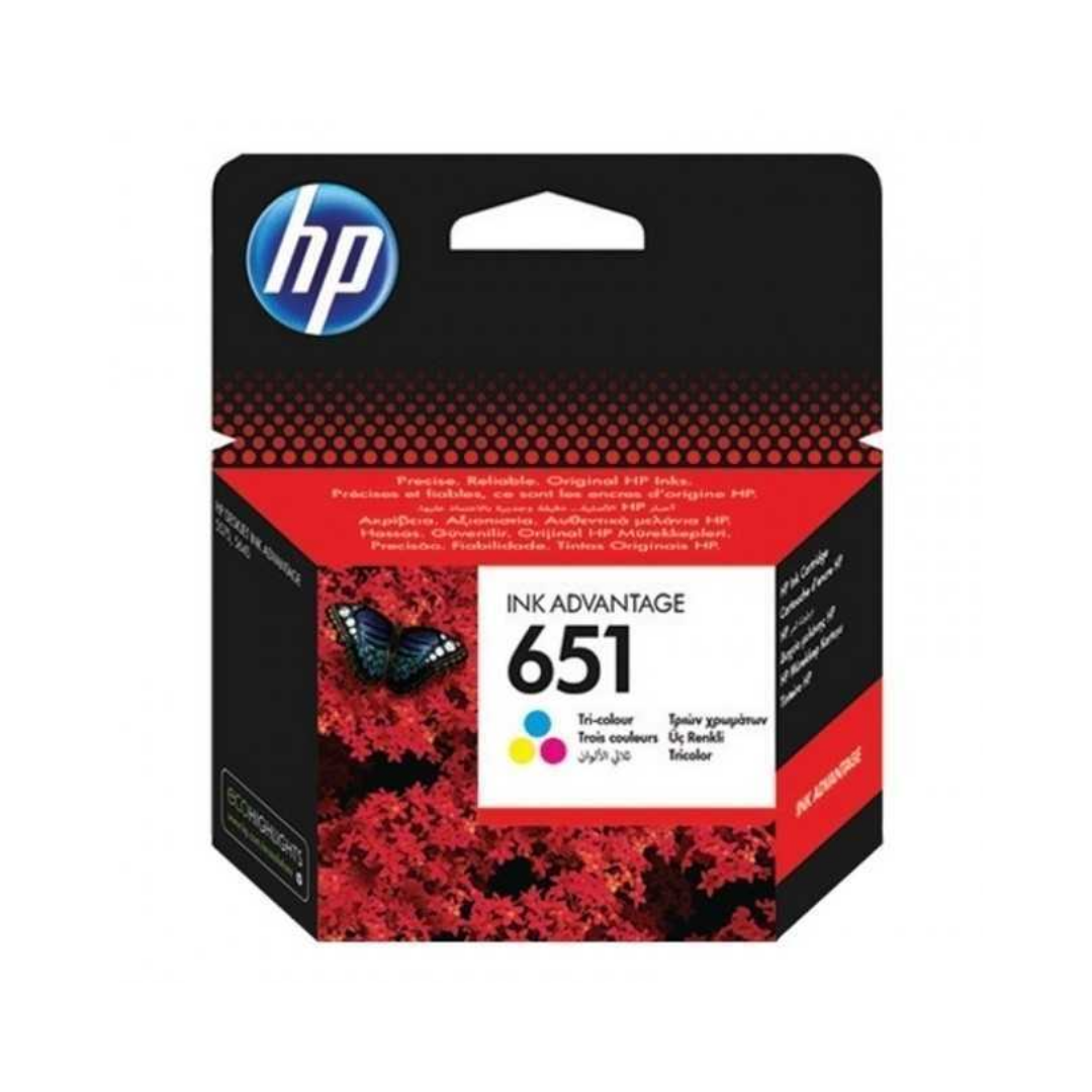 Hp 651-C2P11A Renkli Orjinal Kartuş