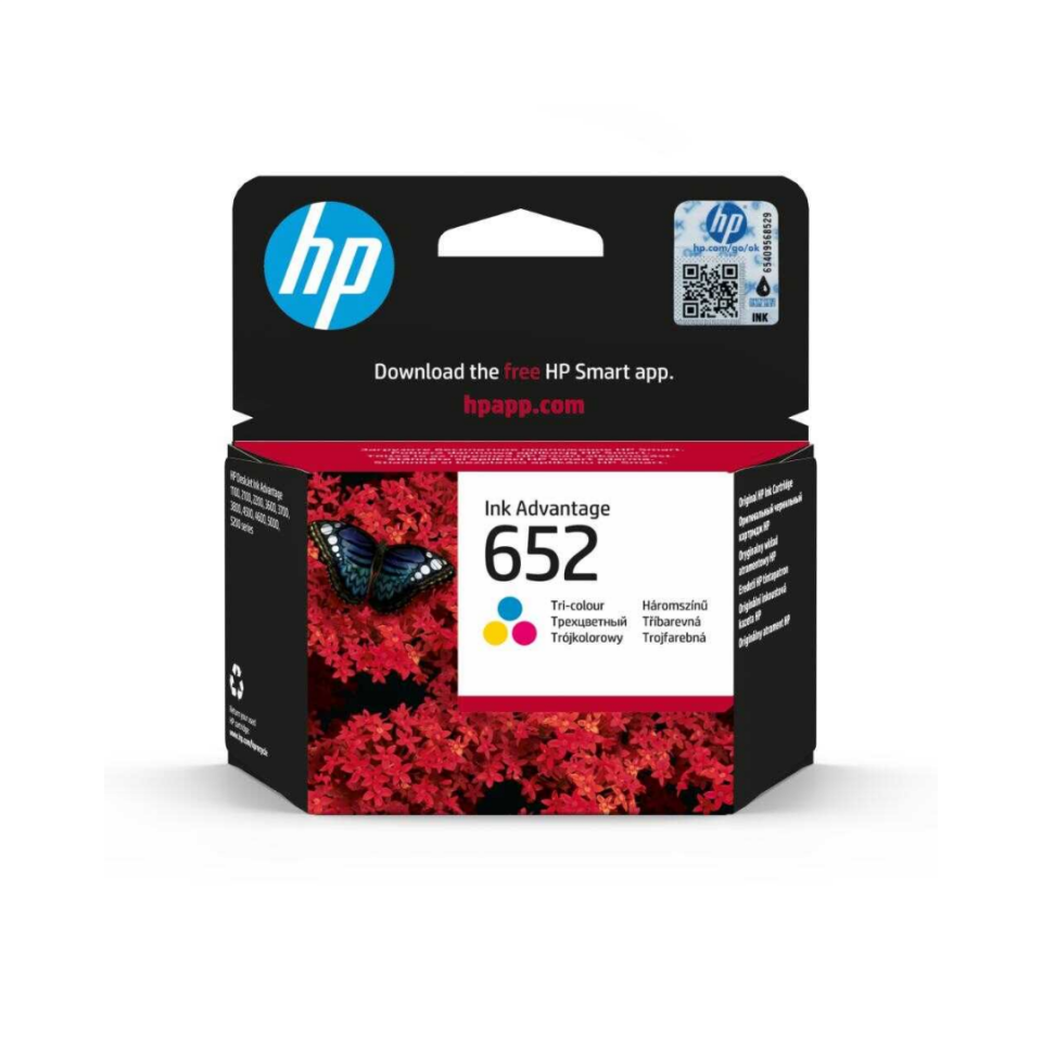 Hp 652-F6V24AE Orjinal Renkli Kartuşu