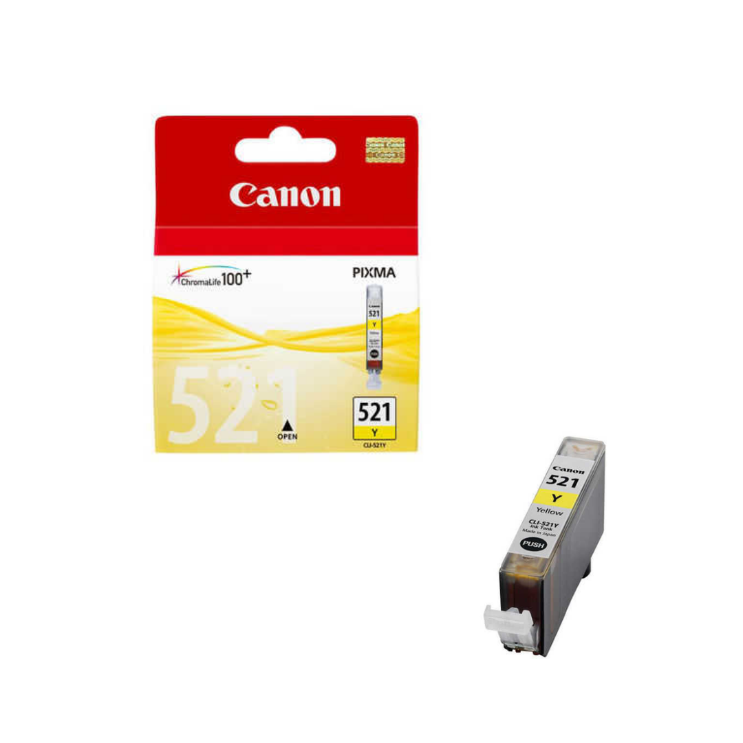 Canon CLI-521 Sarı Orjinal Kartuş