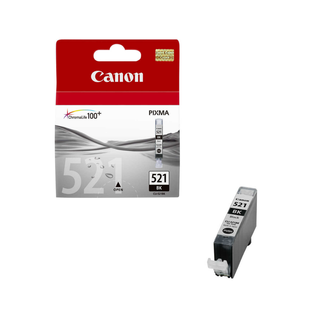 Canon CLI-521 Siyah Orjinal Kartuş